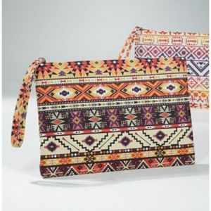 NWT Boho Chic Clutch Wristlet Bag Gypsy Spell makeup